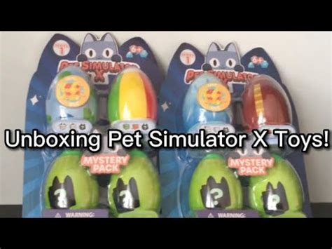 Unboxing Pet Simulator X Toys YouTube