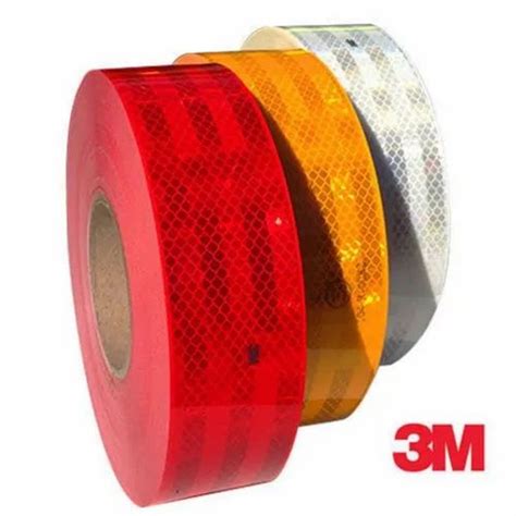 Multicolor Retro Reflective Conspicuity Tape 50 Mtr Size 2 Inch At