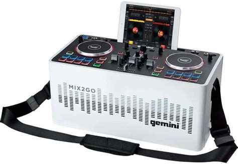 Gemini Mix2go Portable Dj System Usb Media Player Workstation Midi