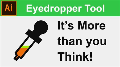 Illustrator Eyedropper Tool Explained Illustrator Tutorial Youtube