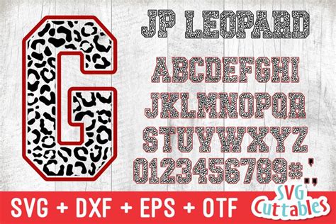 JP Leopard - Leopard Print Sport Font