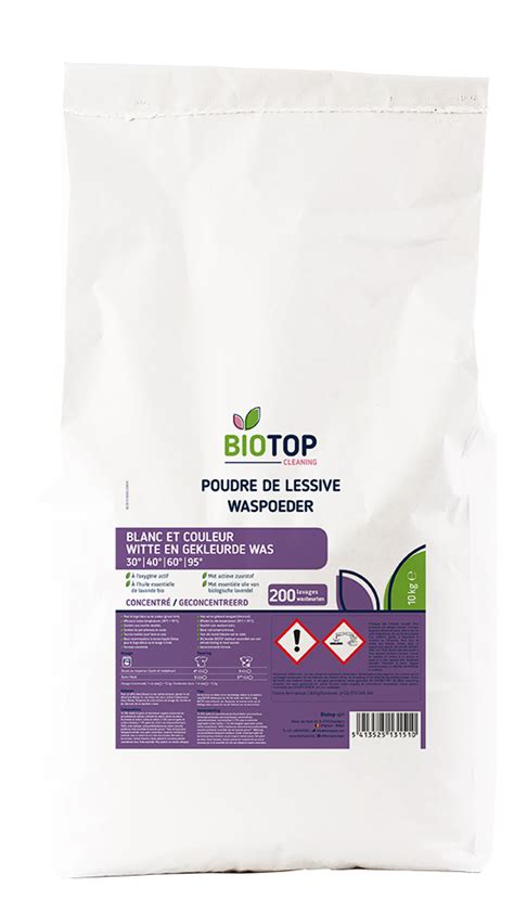 Poudre à lessiver concentrée 10kg Biotop Ecoterre