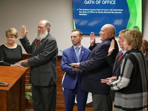 Greene County Leaders Swear Oaths Of Office News