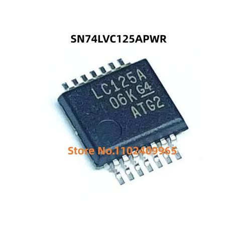 10pcs Lot SN74LVC125APWR LC125A TSSOP 14 100 New