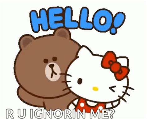 Hello Kitty Are You Ignoring Me GIF - Hello Kitty Hello Are You Ignoring Me - Discover & Share GIFs