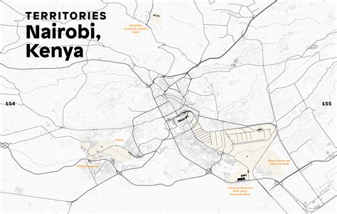 Nairobi National Park Map