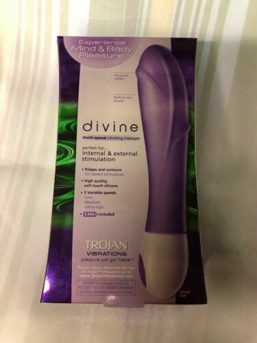 Trojan Vibrations Divine Multi Speed Vibrating Massager New Vibrator Ebay