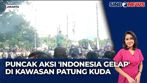 Situasi Terkini Puncak Aksi Demo Indonesia Gelap Di Kawasan Patung