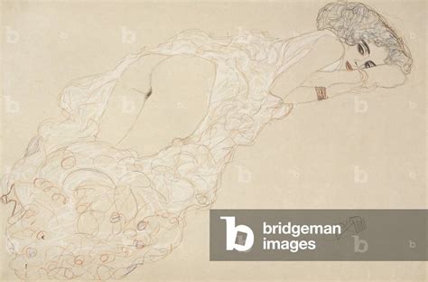 Image Of Reclining Nude Lying On Her Stomach And Facing Right 1910 By