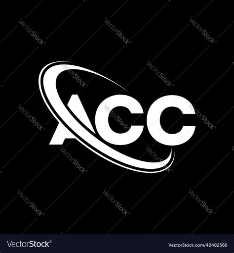 Acc logo letter design Royalty Free Vector Image