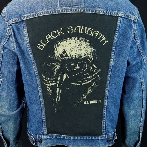 Black Sabbath Levis Denim Jacket Jean Vtg Made In Usa Ozzy Osbourne