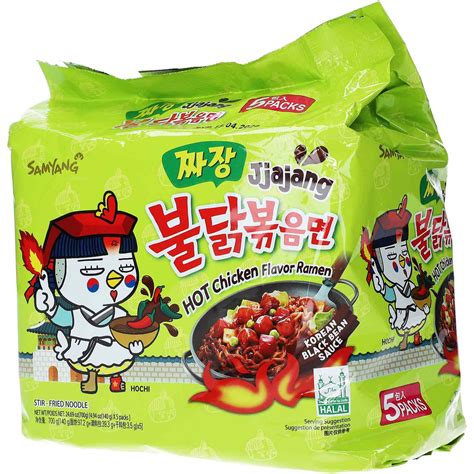 Samyang Buldak Ramen Hot Chicken Jjajang Korean Black Bean Sauce 5x140g Online Kaufen Im World