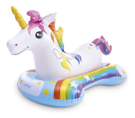 Flotador Salvavidas Unicornio Inflable Alberca Niños Intex Meses sin