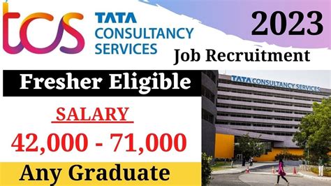 TCS Recruitment 2023 TCS Hiring Freshers Latest Hiring TCS JOB