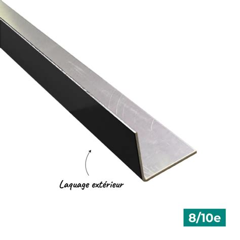 Cornière Alu 3 Mètres En Aluminium Laqué 1510ème 20x20 à 100x100mm