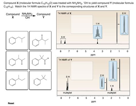 Solved Compound X Molecular Formula C H O Was Treated With Nh Nh