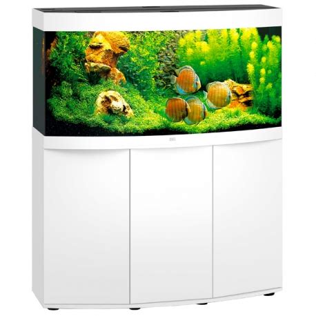 Aquarium Juwel Vision Blanc Led Tout Quip Avec Meuble