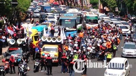 Aksi May Day 2024 Di Jakarta Buruh Banten Konvoi Motor Dan Mobil