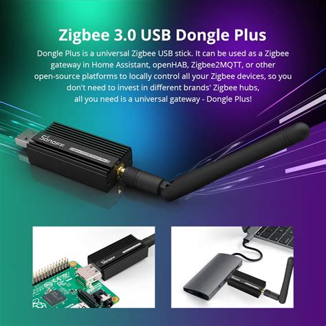 SONOFF Zigbe 3 0 USB Dongle E ZB USB Interface Capture With Antenna