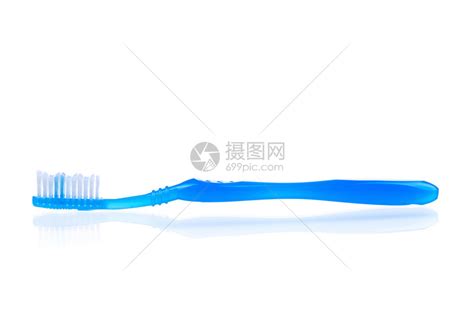 孤立在白色背景上的蓝色牙刷高清图片下载-正版图片504686031-摄图网