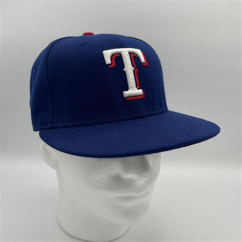 Texas rangers fitted hat Size 7 1/4 8/10... - Depop