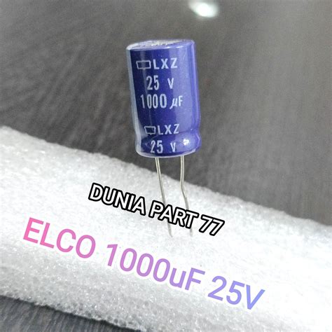 Kapasitor Elco 1000uf 25v Capacitor Elco 1000uf 25v Elco 1000 Uf 25v Elco 25v 1000uf Lazada