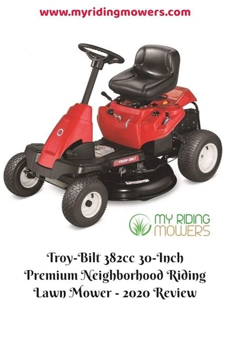 Troy Bilt 382cc 30 Inch Premium Neighborhood Riding Lawn Mower 2020