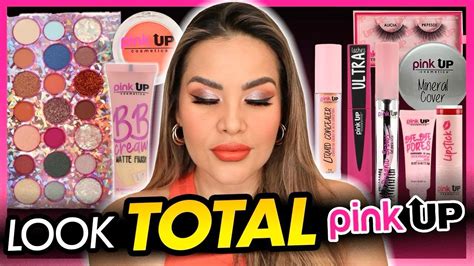 Look Total Con Pink Up Cosmetics Que Si Y No Youtube