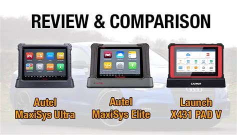 Autel MaxiSys Ultra Vs Elite Vs Launch X431 PAD V Which Is The Real