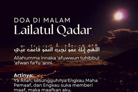 Amalan Dan Doa Malam Lailatul Qadar Perbanyak Dzikir Dan Istighfar Di