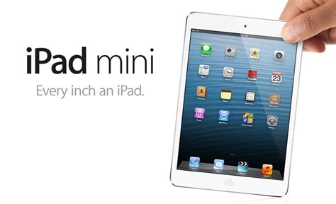 Ipad Mini Becomes Official Features Inch Display Ipad Also