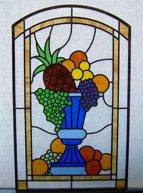 190 Best Food Drinks Stained Glass Images On Pinterest Stained