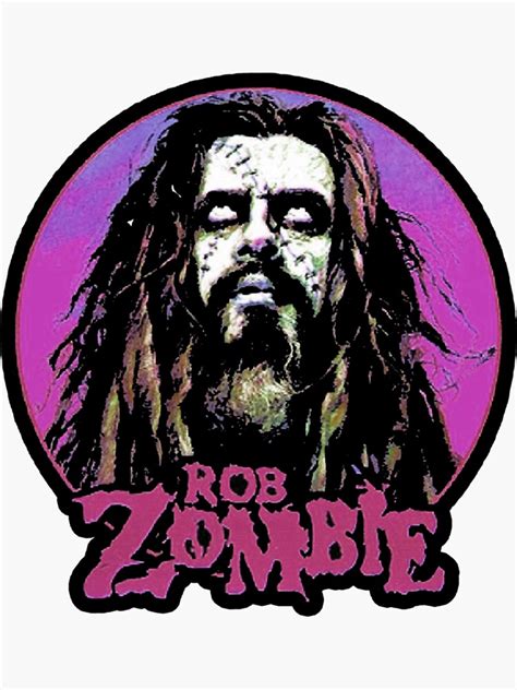 Vintage Rob Zombie Band Art Sticker For Sale By Kendrickdoktzns