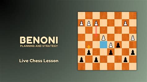 Benoni Defense Fundamental Concepts Live Chess Lesson YouTube