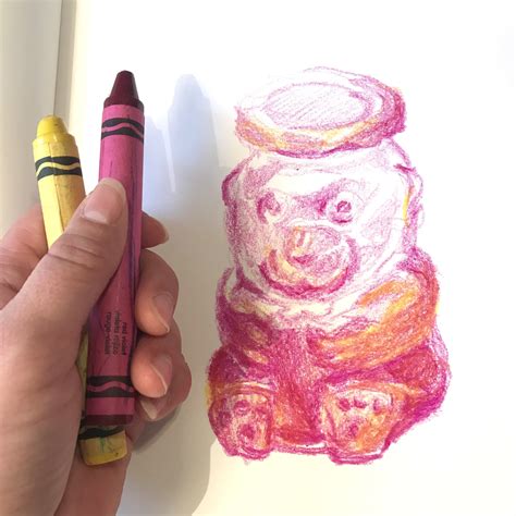 color drawing art  crayon pencil