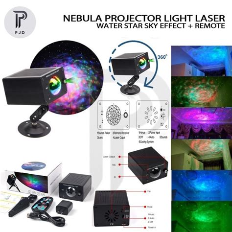 jual nebula projector projection light laser water star sky effect