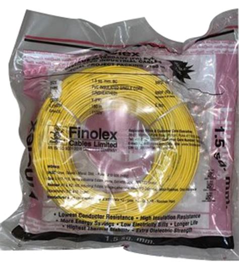 Conductor Stranding Stranded Finolex 1 5 Sq Mm For Pvc Insulated Wire