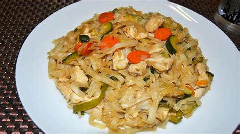 Tallarines De Arroz Con Pollo Receta Con Inspiraci N Asi Tica