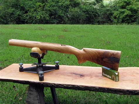 English Walnut And Tiger Maple Laminated Target Rifle Gunstock By