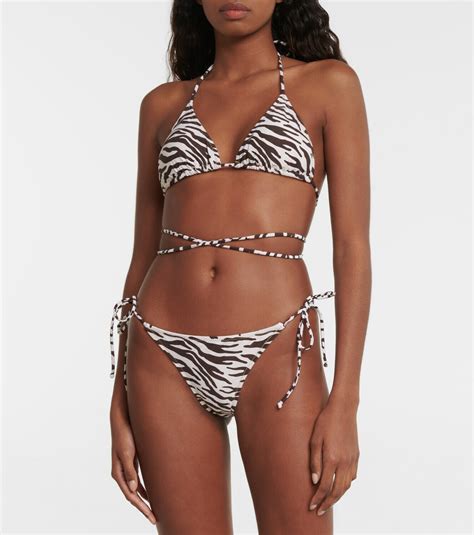 Reina Olga Miami Zebra Print Bikini Bottoms Reina Olga