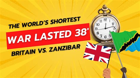 The Shortest War In History Was Between UK And Zanzibar On August 27