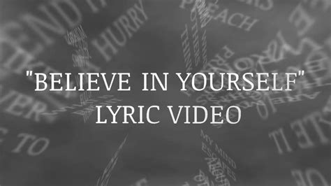 Believe In Yourself Lyric Video Monster On Sunday Youtube