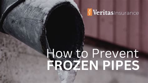 How To Prevent Frozen Pipes Veritas Insurance And Risk Management