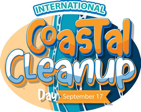 International Coastal Cleanup Day Poster 10519479 Vector Art At Vecteezy