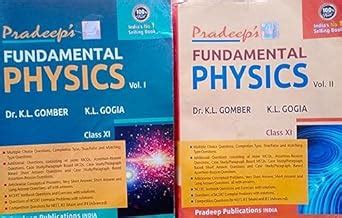 Pradeep S Fundamental Physics Vol Class By Kl Gomber Second