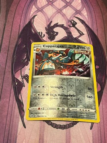 Copperajah 192 264 Fusion Strike Pokemon Reverse Holo Foil Nice EBay