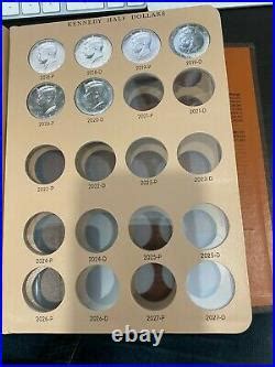 P D Kennedy Half Dollar Complete Set Coins Bu Au In