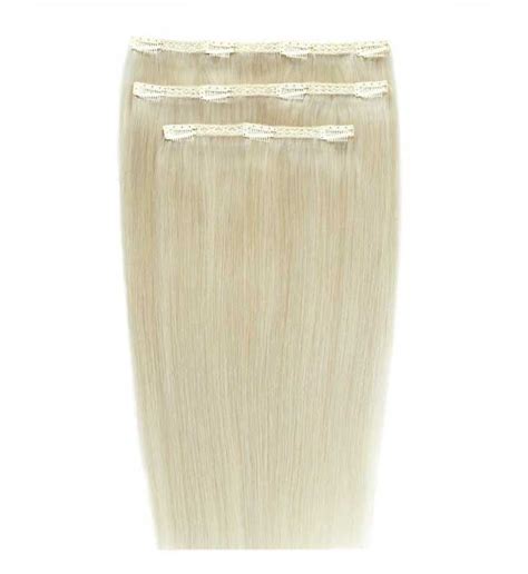 Inch Deluxe Remy Instant Clip In Extensions Pure Platinum Beauty Works