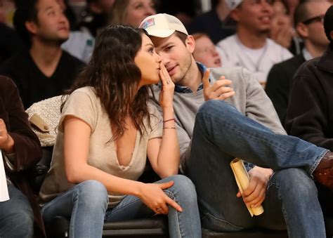 Mila Kunis Busty Showing Huge Cleavage At The La Lakers Game Porn