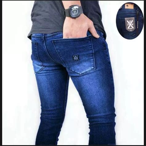 Celana Jeans Panjang Pria Lelaki Dewasa Pensil Slimfit Slim Fit Skinny